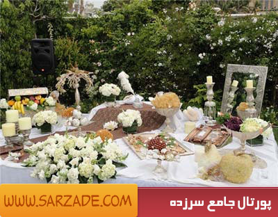 تزیین سفره عقد