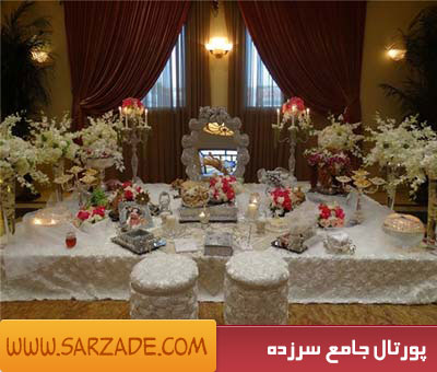 تزیین سفره عقد