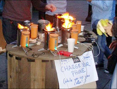  اجاق گازی که تلفن همراه شارژ می‌کند! 