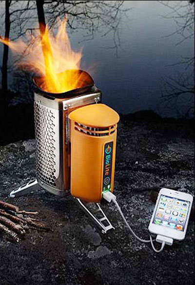  اجاق گازی که تلفن همراه شارژ می‌کند! 