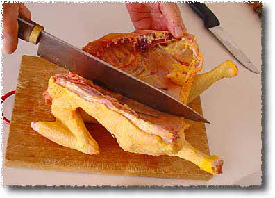 آموزش خرد کردن مرغ با تصویر