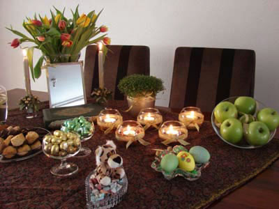 تزیین سفره هفت سین سال 92