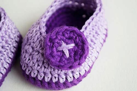 آموزش بافت پاپوش نوزاد,آموزش بافت پاپوش, آموزش بافت پاپوش دخترانه, آموزش بافت پاپوش با قلاب