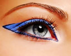 مدل ارایش چشم ابی