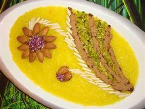 تزیین جدید شله زرد, عکس تزیین شله زرد, تزیین شله زرد