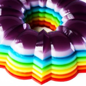 تزیین قشنگ ژله,تزیین انواع ژله,تزیین تزریقی ژله