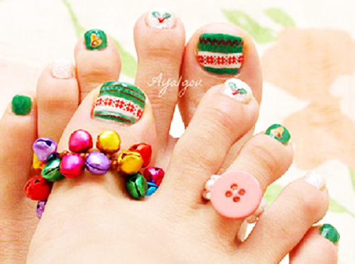 عکس مدل های لاک ناخن پا,عکس مدل لاک ناخن پا,عکس مدل لاک زدن ناخن پا