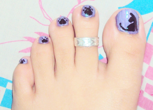 عکس مدل های لاک ناخن پا,عکس مدل لاک ناخن پا,عکس مدل لاک زدن ناخن پا