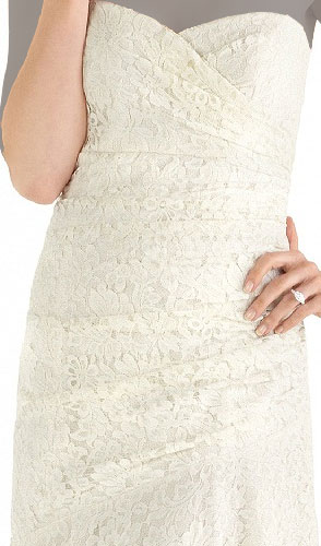 لباس عروس یقه دلبری