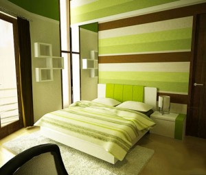 دکوراسیون اتاق خواب سبز رنگ,اتاق خواب به رنگ سبز,دکوراسیون اتاق خواب سبز