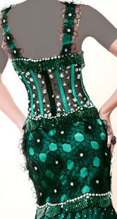 لباس مجلسی سبز