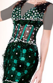 لباس مجلسی سبز