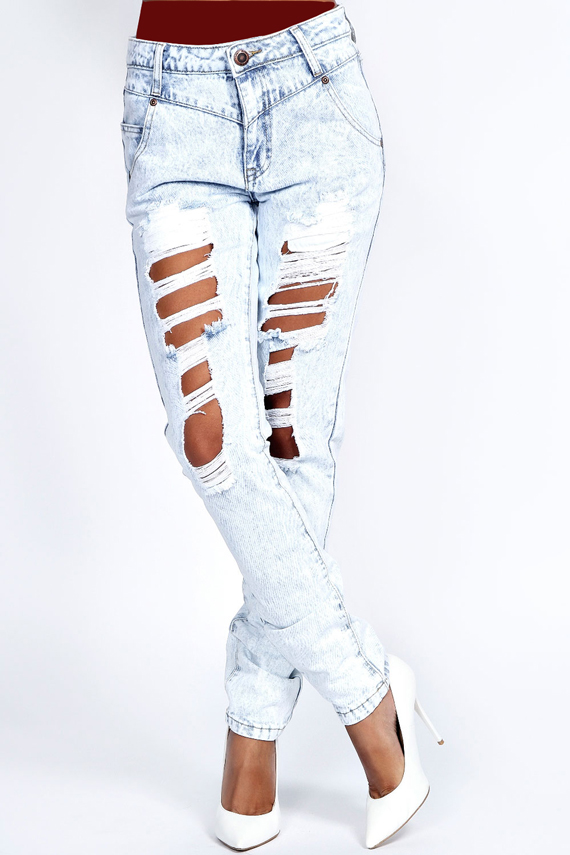 مدل شلوار زخمی,مدل شلوار لی زخمی,انواع شلوار زخمی