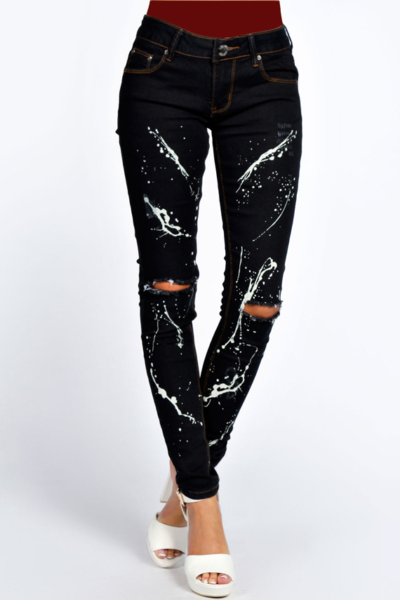 مدل شلوار زخمی,مدل شلوار لی زخمی,انواع شلوار زخمی