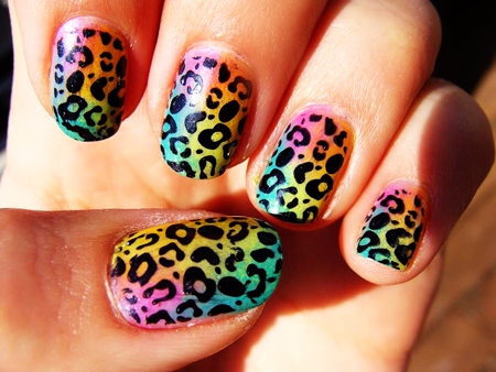 عکس مدل لاک ناخن پلنگی,عکس مدل لاک پلنگی,عکس مدل لاک ترک