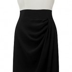 لباس مجلسی سفید مشکی