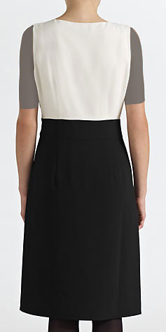 لباس مجلسی سفید مشکی