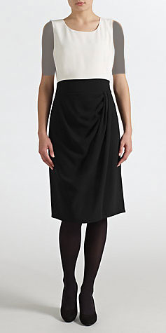 لباس مجلسی سفید مشکی